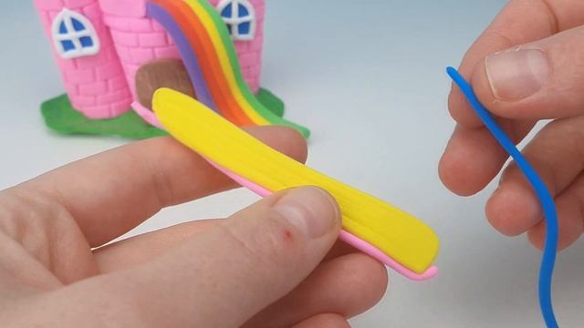 DIY How to make polymer clay miniature Village House, Washroom Set, Kitchen, Tree, Charpai, castle