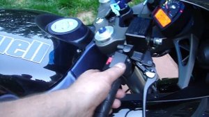 Repainted Buell 1125r exhaust: Take Two