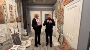 Мастерская лепщиков на Васильевском острове.