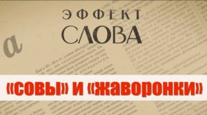 "Эффект слова" (Вып. 41 Совы и жаворонки)_авторская программа Г.Г. Слышкина (Русский мир)