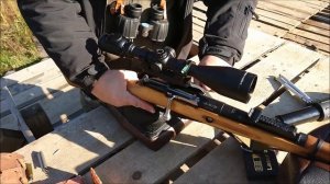 пристрелка мосинки