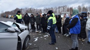 Верхнеуслонским подросткам показали «кладбище автомобилей»