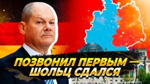 Позвонил первым - Шольц сдался - Новости