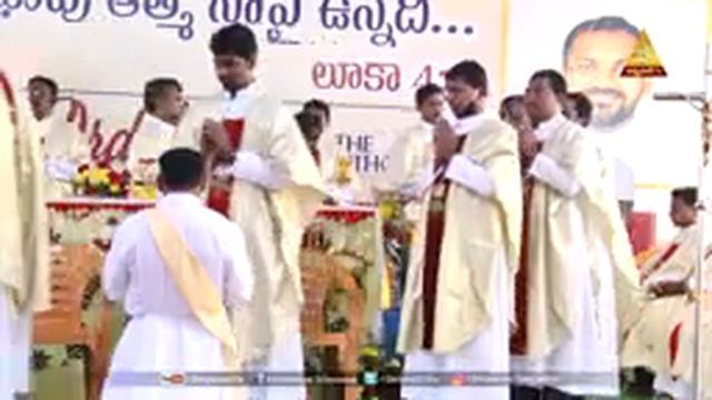 Fr.Praveen Reddy priestly ordination at yadireddypally смотреть онлайн