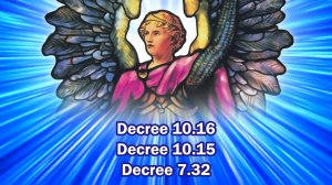 Decrees 10.16 & Decree 10.15 & Decree 7.32