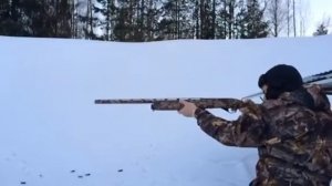 МР-155 отстрел в замедленной съёмке