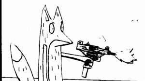 Мультик из бумаги "Лисичка и Чили"