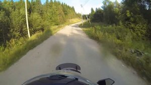 Kawasaki Versys 650 на плохой дороге