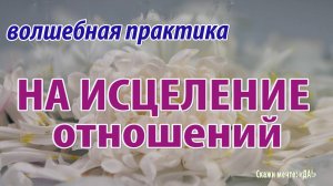 практика  На исцеление отношений