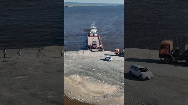 Ferry Crossing Adventure: Salekhard to Labytnangi