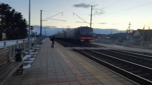 [БЧ] Электричка ЭР9Т-702 и ЭПР-001 . оп.Печинский.