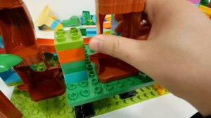 Увлекательная горка Marble Run ASMR  ☆  ASMR Забавные динозавры и две качели ☆ Marble Run