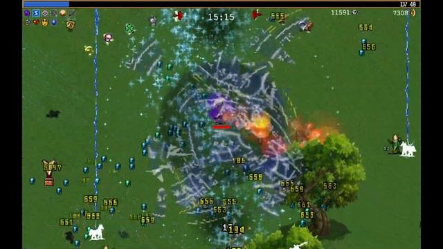 Gameplay: Vampire Survivors - Tides of the Foscari DLC - Genevieve Gruyère Assault смотреть онлайн