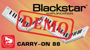 Складное фортепиано BLACKSTAR CARRY-ON 88 - демонстрация звучания