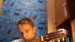 Кричалка #Россия -чемпион на #гитаре на одной струне разбор