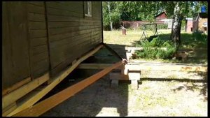 Замена фундамента под домом 6х8 м в СНТ Пчелка