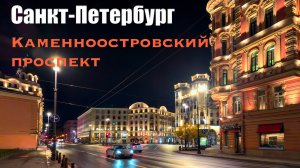 🇷🇺 САНКТ-ПЕТЕРБУРГ. Каменноостровский проспект от метро "Петроградская" до "Горьковской".