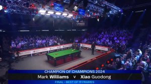 Mark Williams vs Xiao Guodong Champion of Champions 2024 Final Session 1