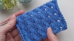 Нежный узор ЖГУТЫ спицами  - Вязание спицами