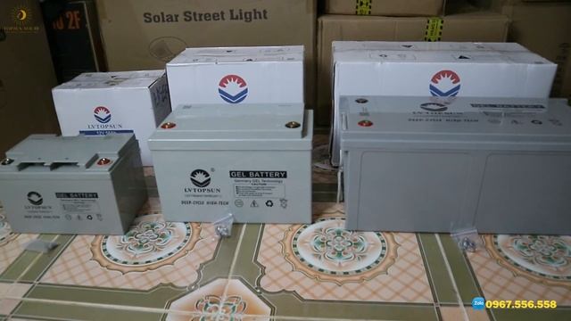 Lưu Trữ Điện Năng Lượng Mặt Trời - Chi Tiết Sản Phẩm và Báo Giá Tháng 04/2022 Ắc Quy GEL LVTopSun