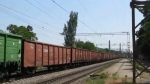 ВЛ11М6-497 и ВЛ8М-422 (толкач) с грузовым