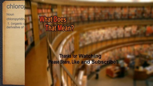 What does chloropyridine mean? смотреть онлайн