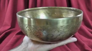 Поющая чаша Премиум   22 см Ля# 463 Гц, Ре# 159 Гц