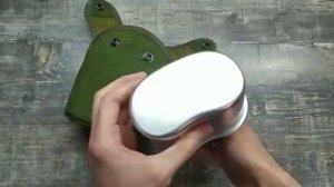 Фляга армейская с котелком в чехле