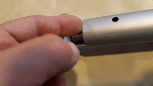 Крепление коллинеарной антенны.