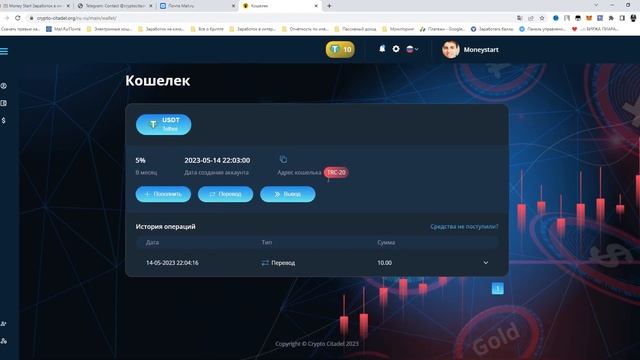 Crypto-Citadel.org обзор инвестиционного проекта. Доходность от 5% до 10% в месяц