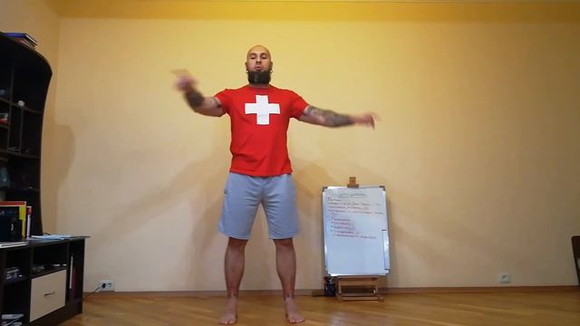 2.РАЗМИНКА: 2.Мышечная гимнастика+потряхивания