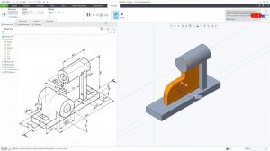 Creo part modeling tutorial Machine part-18 in Creo Parametric