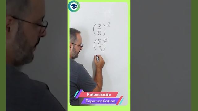 Potenciação  #maths #potenciação #escola