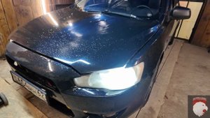 Готовые комплекты фары с Bi-Led на MITSUBISHI LANCER X
