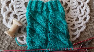 Незатейливый узор для кругового вязания. Схема узора, подробное описание каждого ряда.