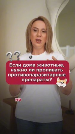 Если дома животные, нужно ли пропивать противопаразитарные препараты? #питомец #пшб #иринабаранова