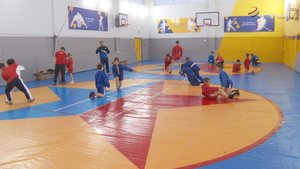 Открытая тренировка по самбо прошла в школе №18