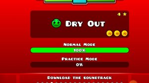 geometry dash dry out (4 уровень)