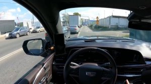 ⏱ 0-100 + ТЕСТ-ДРАЙВ Cadillac ESCALADE V 6.2 416 hp acceleration / Кадиллак Эскалейд  замер разгона