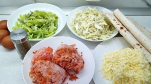 ВКУСНАЯ ПП ЗАПЕКАНКА С ЛАВАШОМ И ОВОЩАМИ