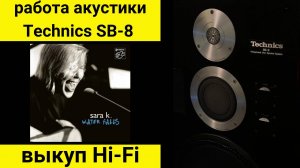 Выкуп аудиотехники hi-fi, проверка звучания акустики Technics SB-8 Water Falls Sara K