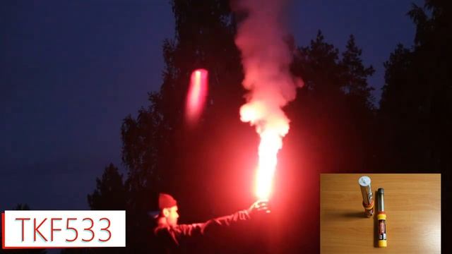 Фаер TKF533 красный ТК Сервис (металлический корпус)