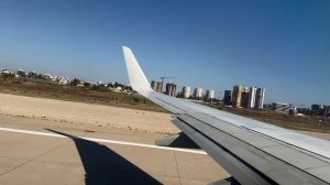 Взлет из аэропорта Анталья. Боинг 737 авиакомпании S7.