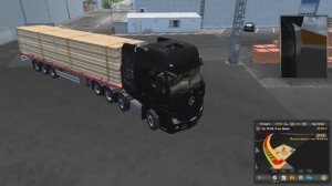 перевозка грузов на мощном и быстром грузовике в Euro Truck Simulator 2,