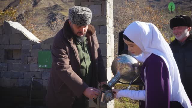 Фонд «Экология» РСХБ вместе с РГО благоустроили родник «Придорожный» в Чеченской Республике