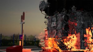 Обслуживание силового трансформатора 110кВ, с модулями