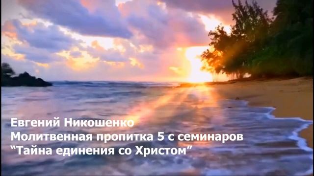 Молитвенная пропитка 5 - Евгений Никошенко (с семинаров 