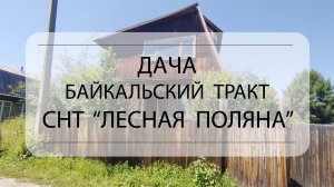 Видеообзор дачи в СНТ "Лесная поляна" (Иркутская обл, Иркутский р-н)