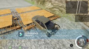 спуск без тормозов в BeamNG.drive.часть 7.