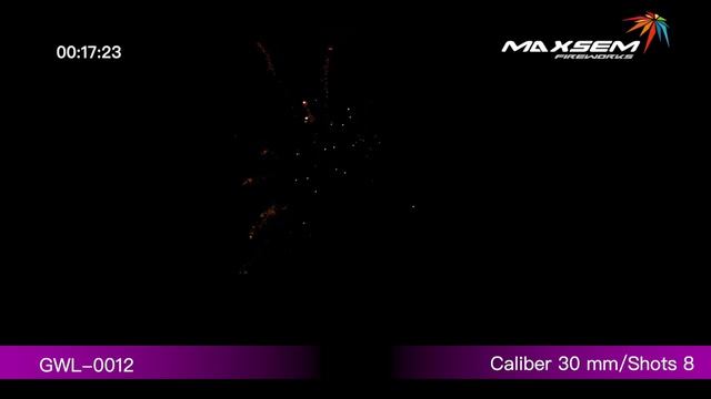 Римская свеча Maxsem GWL-0012C ROMAN CANDLES 1,2" дюйма 30 мм. калибр 8 выстрелов в штуке